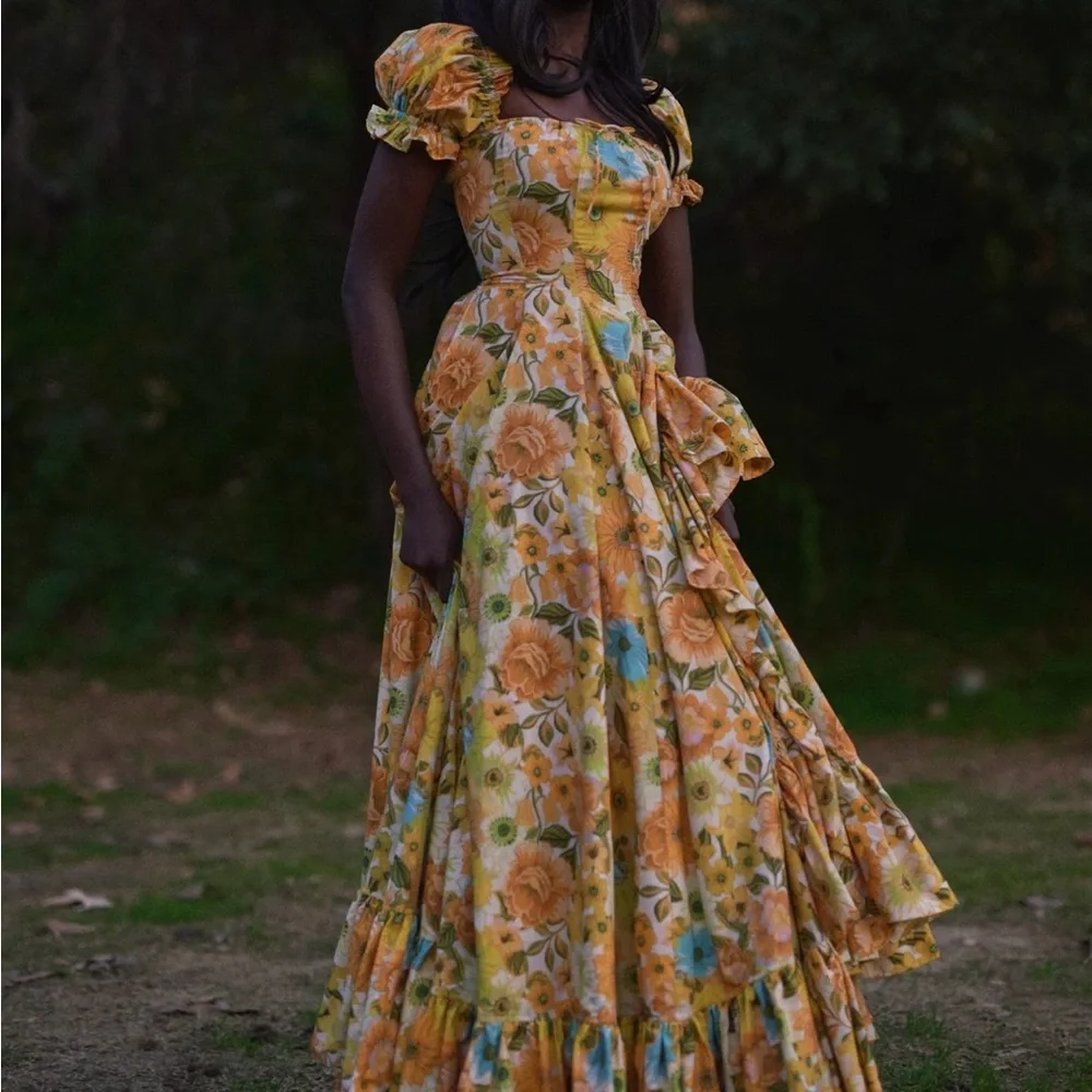 Selkie Mod Foxglove Gown XS - Picture 2 of 11